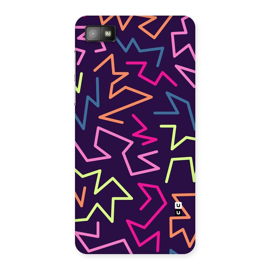 Colored Lines Back Case for Blackberry Z10