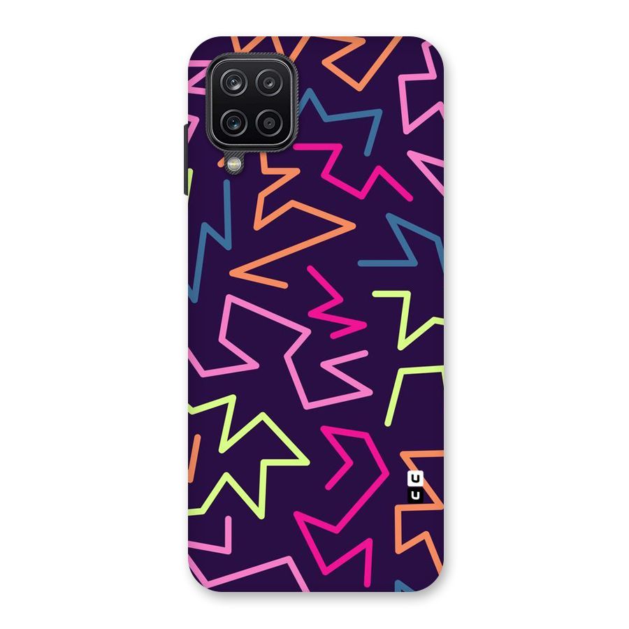 Colored Lines Back Case for Galaxy A12
