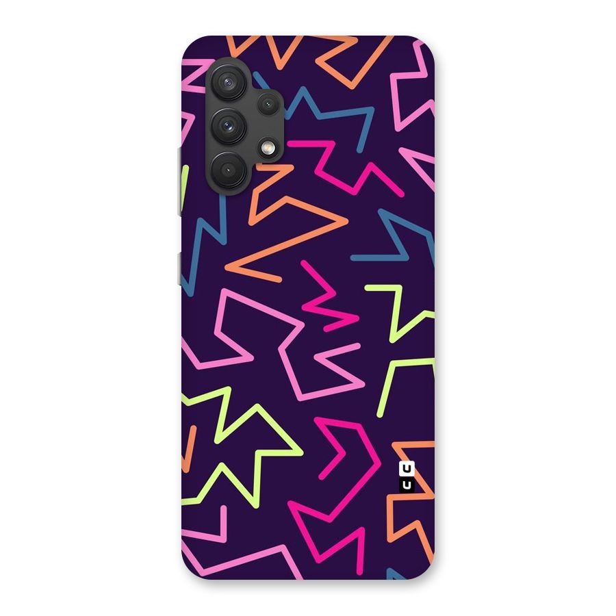 Colored Lines Back Case for Galaxy A32
