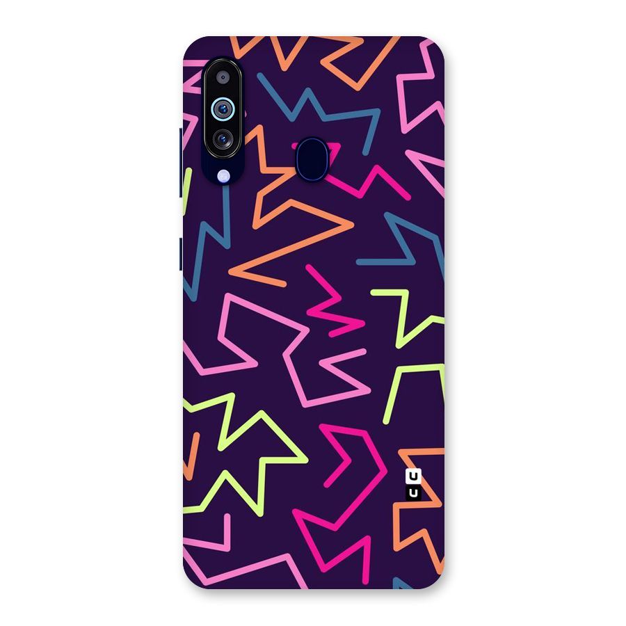 Colored Lines Back Case for Galaxy A60