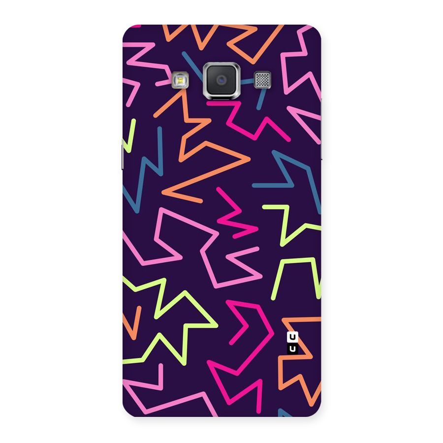 Colored Lines Back Case for Galaxy Grand 3