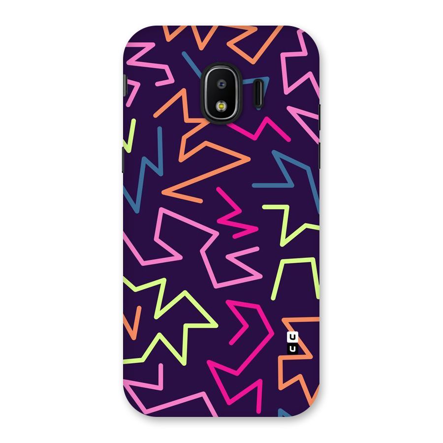 Colored Lines Back Case for Galaxy J2 Pro 2018