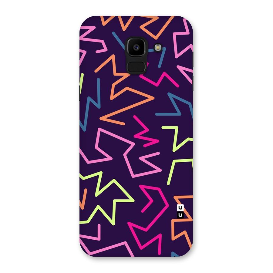 Colored Lines Back Case for Galaxy J6