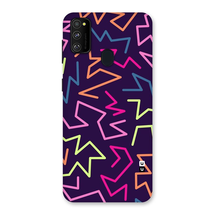 Colored Lines Back Case for Galaxy M21