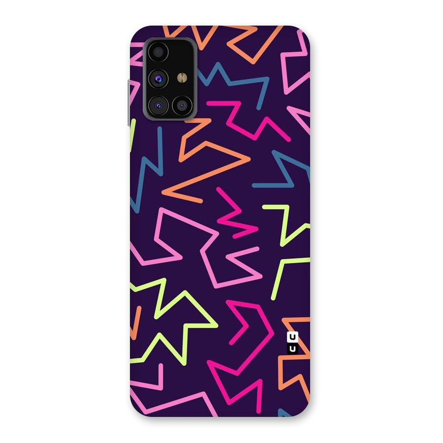 Colored Lines Back Case for Galaxy M31s
