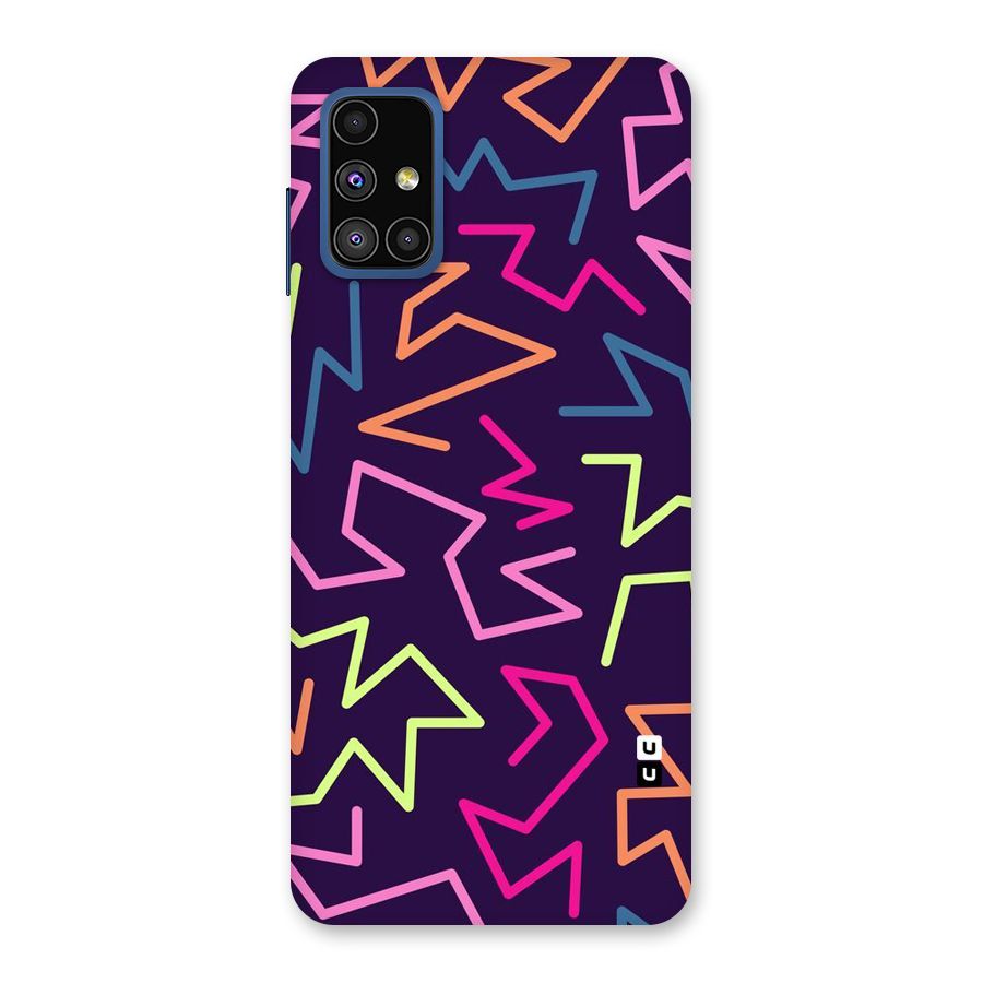 Colored Lines Back Case for Galaxy M51