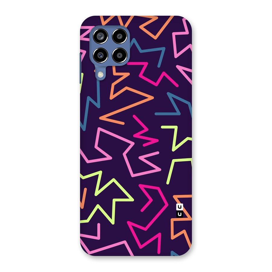 Colored Lines Back Case for Galaxy M53 5G