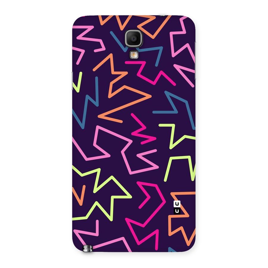Colored Lines Back Case for Galaxy Note 3 Neo