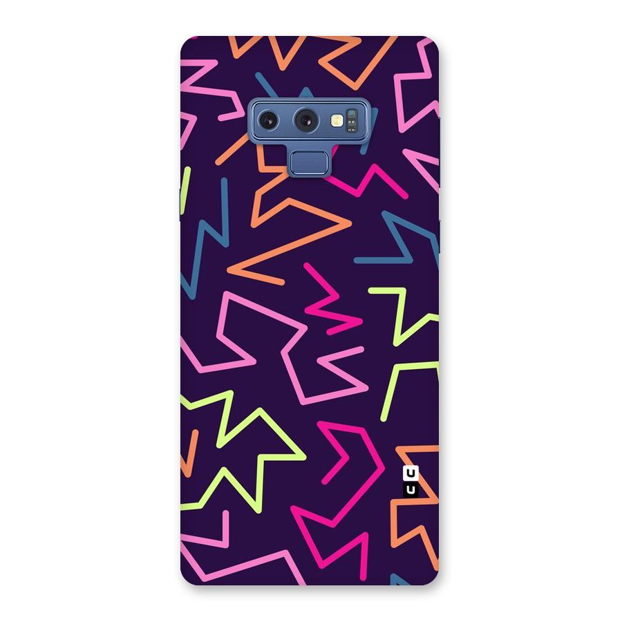 Colored Lines Back Case for Galaxy Note 9