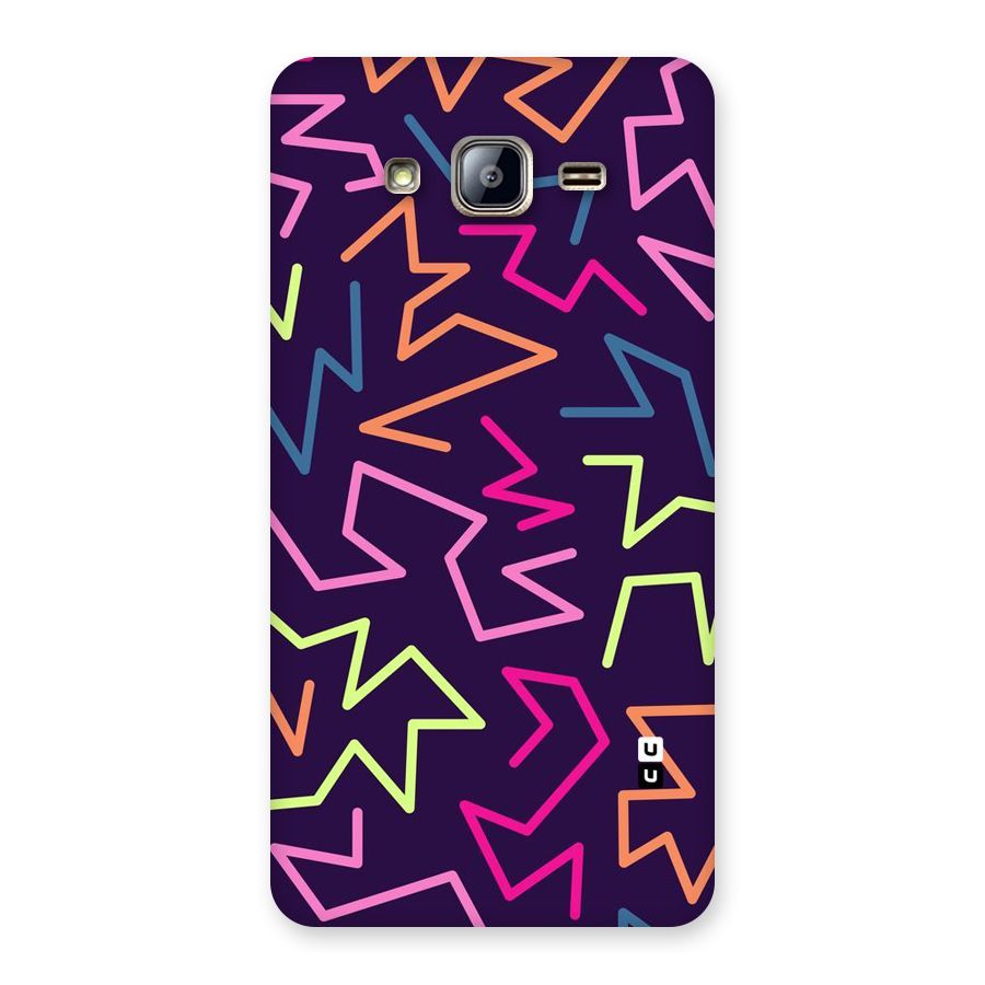 Colored Lines Back Case for Galaxy On5