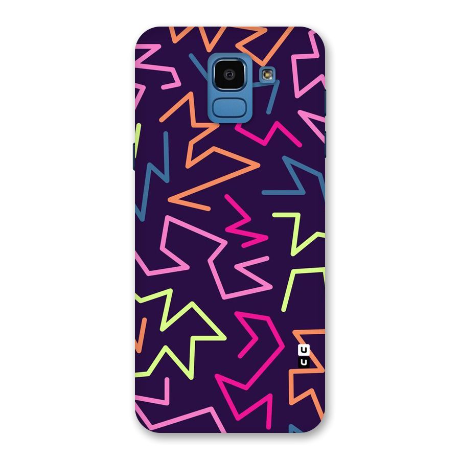 Colored Lines Back Case for Galaxy On6