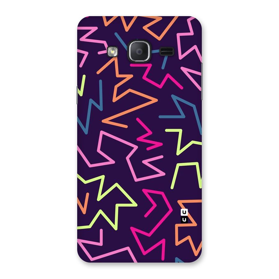 Colored Lines Back Case for Galaxy On7 2015
