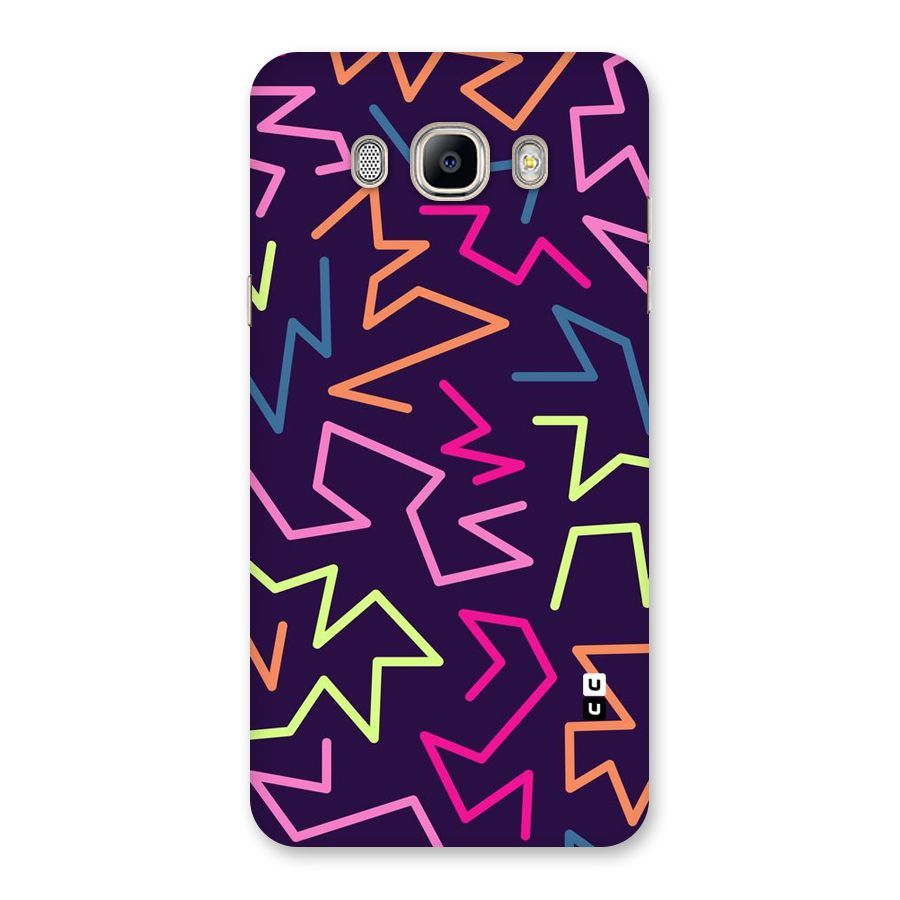 Colored Lines Back Case for Galaxy On8