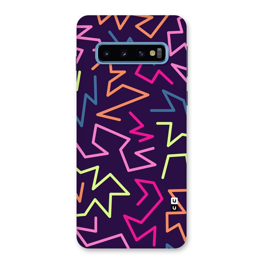 Colored Lines Back Case for Galaxy S10