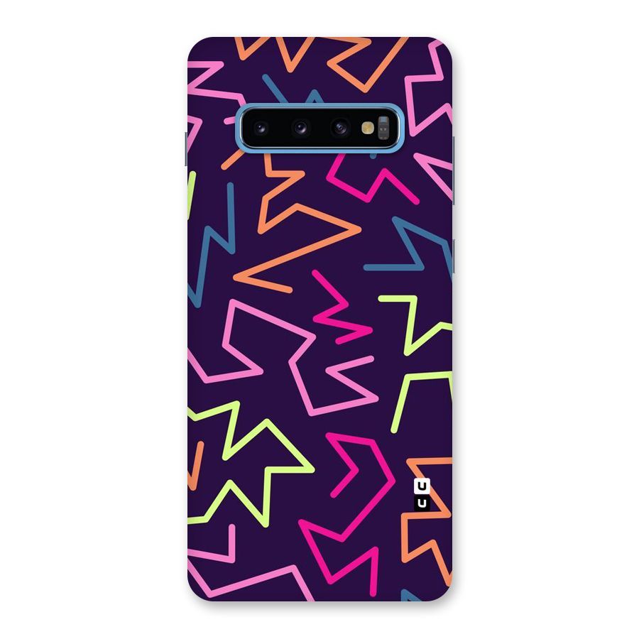 Colored Lines Back Case for Galaxy S10 Plus