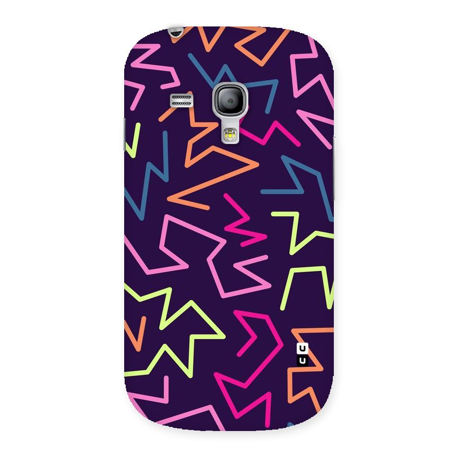 Colored Lines Back Case for Galaxy S3 Mini