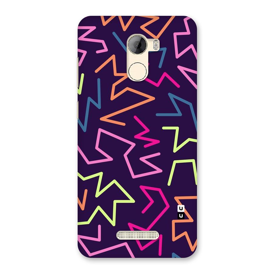 Colored Lines Back Case for Gionee A1 LIte