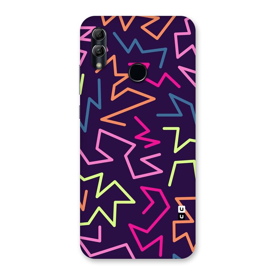 Colored Lines Back Case for Honor 10 Lite