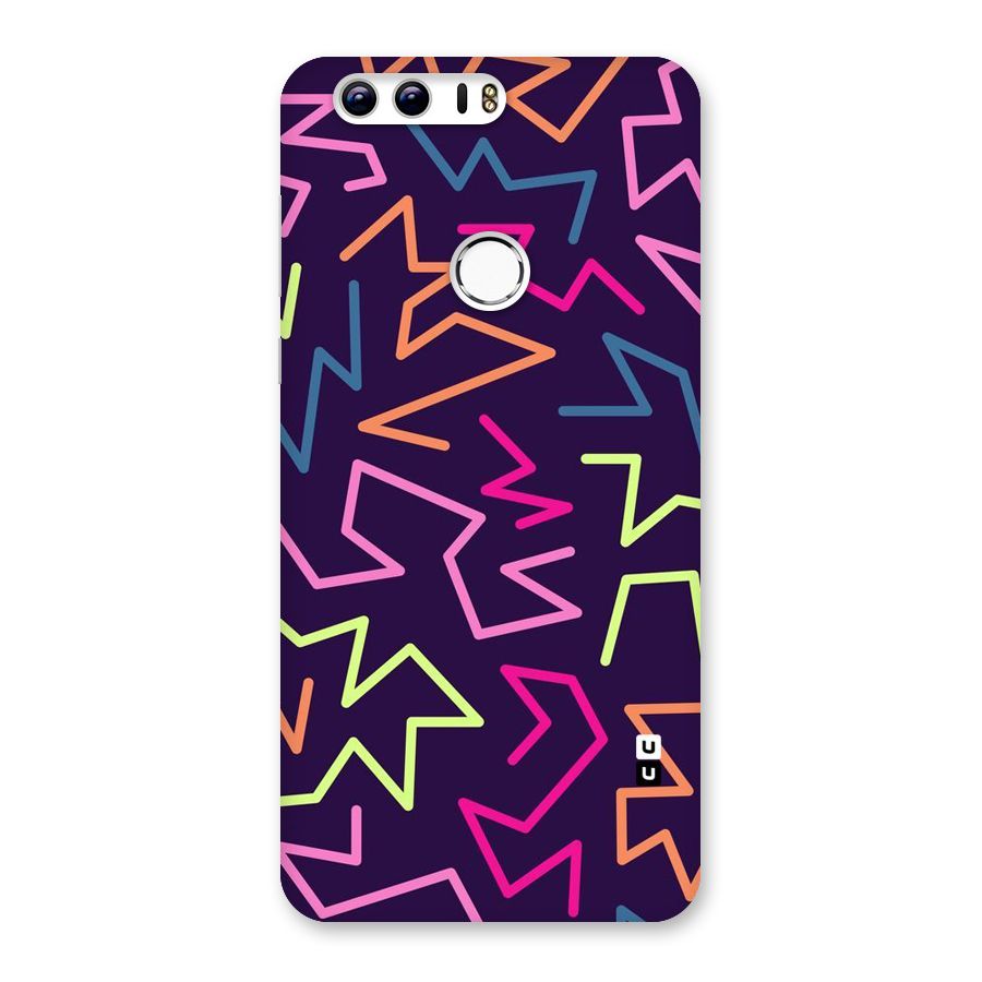 Colored Lines Back Case for Honor 8