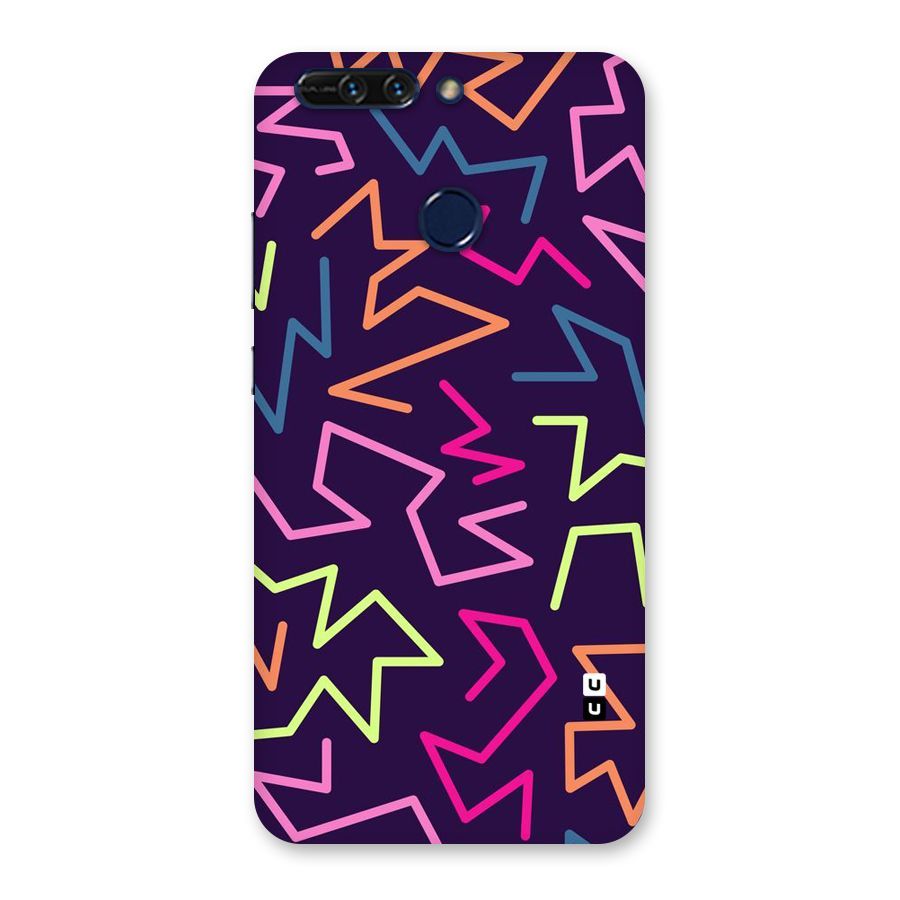 Colored Lines Back Case for Honor 8 Pro