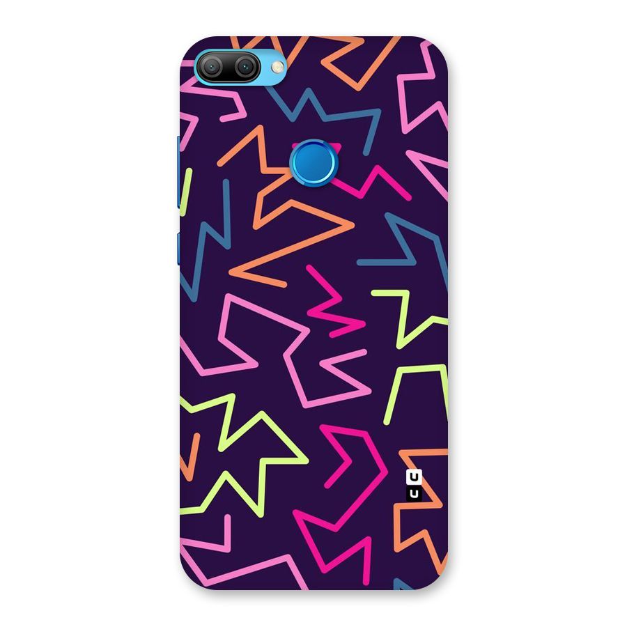 Colored Lines Back Case for Honor 9N
