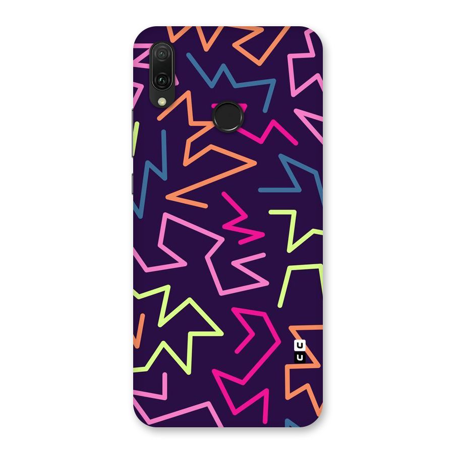 Colored Lines Back Case for Huawei Y9 (2019)