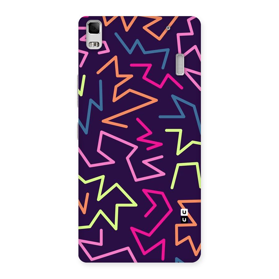 Colored Lines Back Case for Lenovo A7000