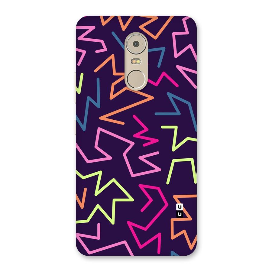 Colored Lines Back Case for Lenovo K6 Note
