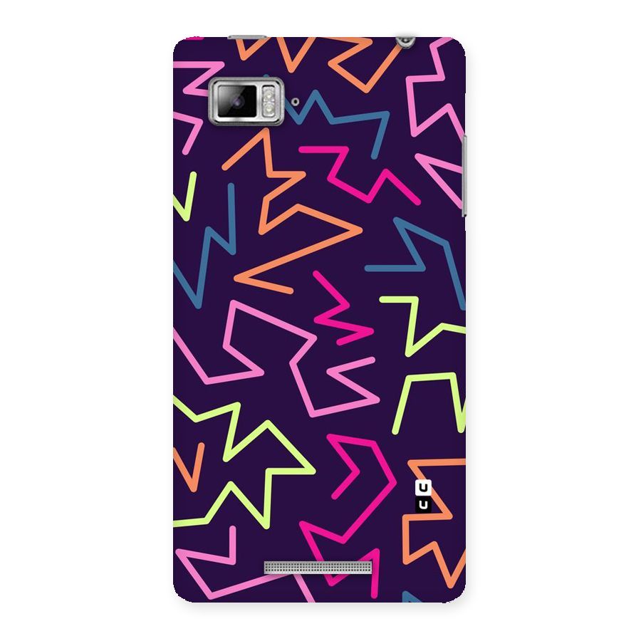 Colored Lines Back Case for Lenovo Vibe Z K910