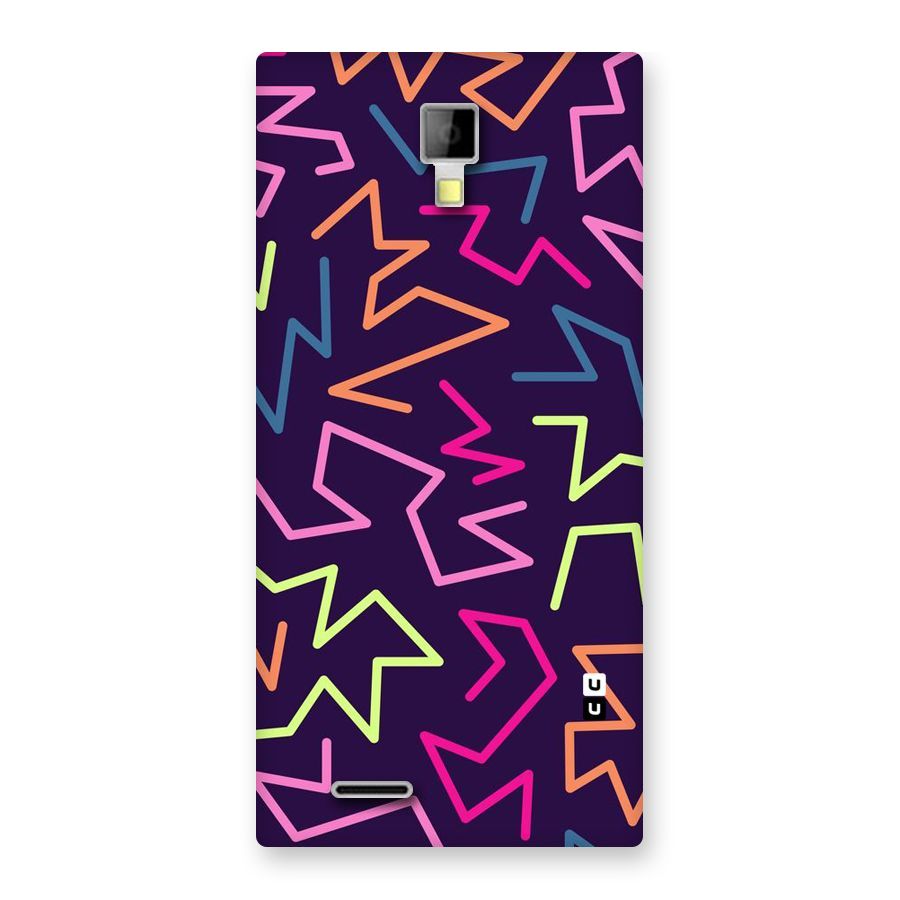 Colored Lines Back Case for Micromax Canvas Xpress A99