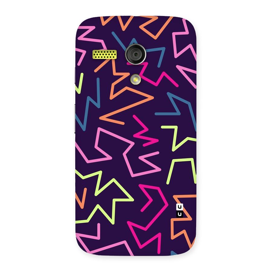 Colored Lines Back Case for Moto G