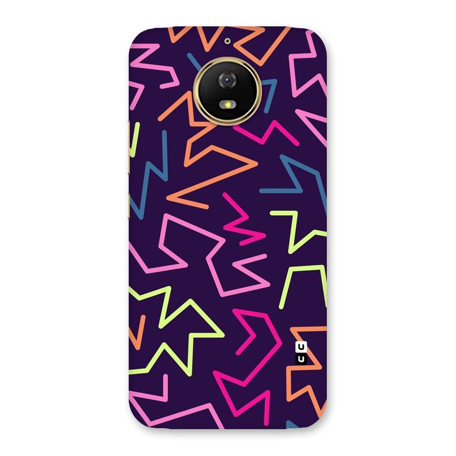 Colored Lines Back Case for Moto G5s