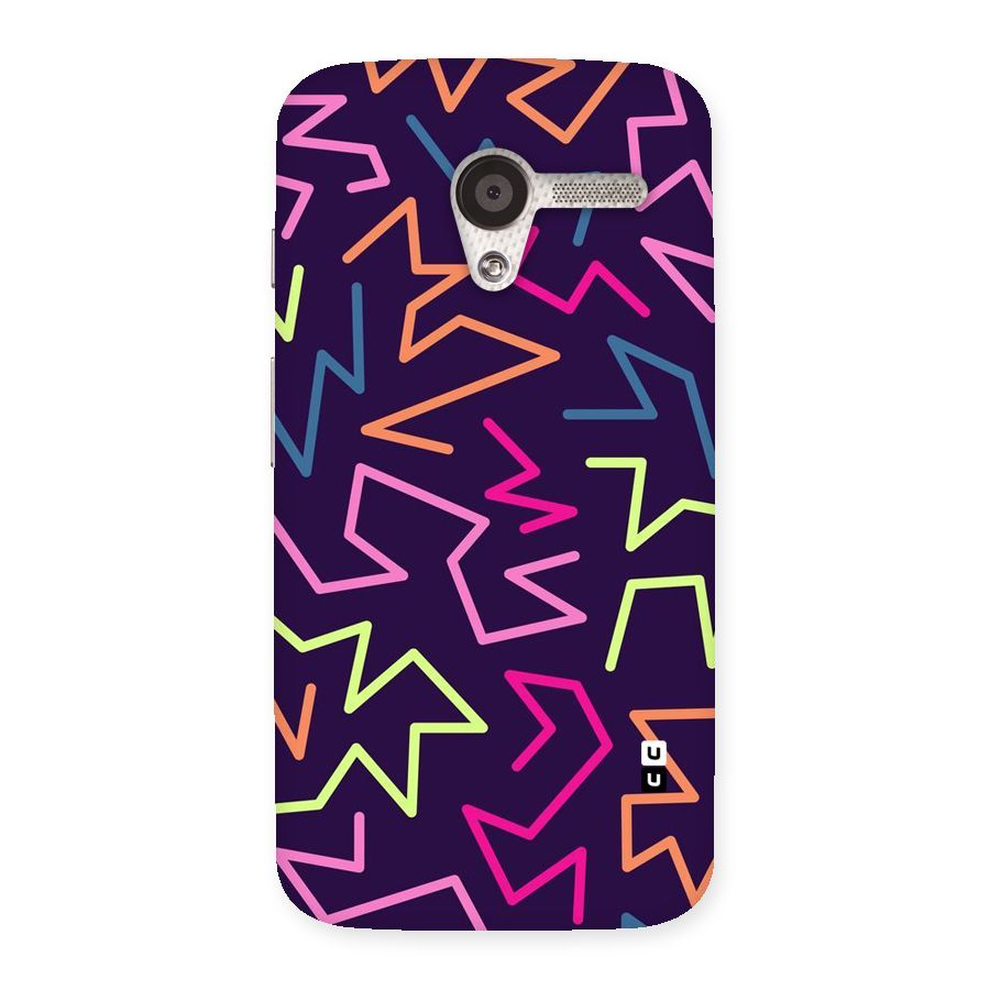 Colored Lines Back Case for Moto X
