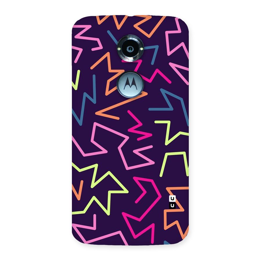 Colored Lines Back Case for Moto X 2nd Gen