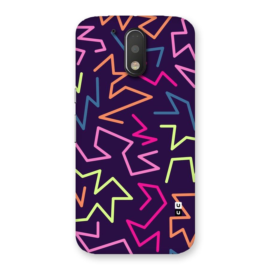 Colored Lines Back Case for Motorola Moto G4