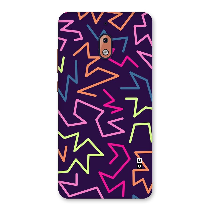 Colored Lines Back Case for Nokia 2.1