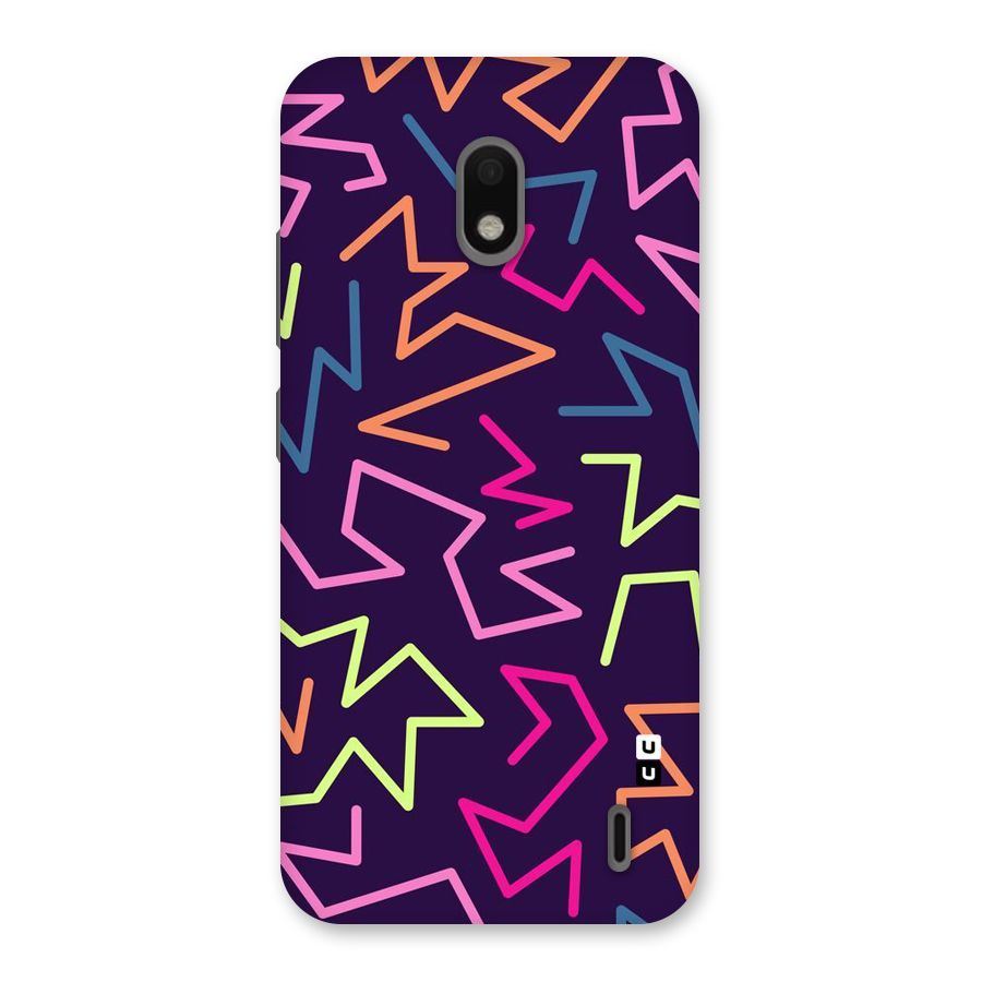 Colored Lines Back Case for Nokia 2.2