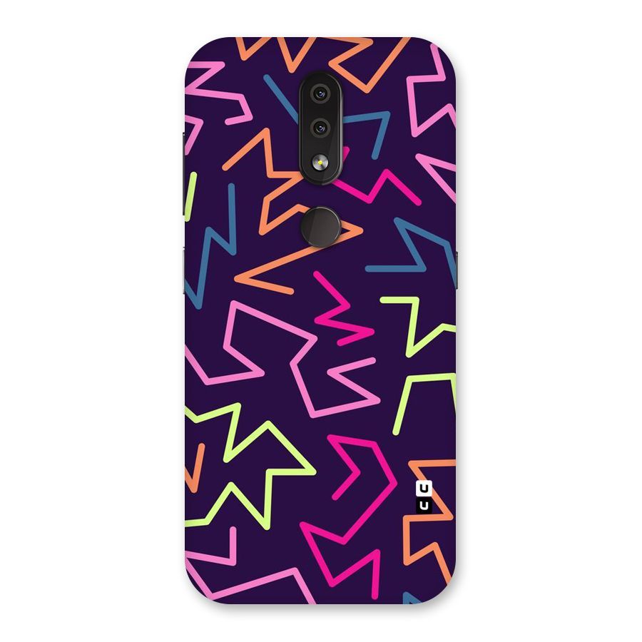 Colored Lines Back Case for Nokia 4.2