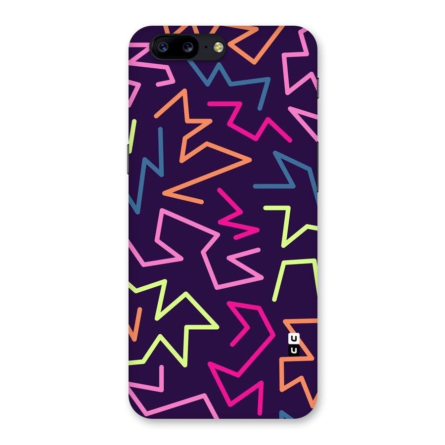 Colored Lines Back Case for OnePlus 5