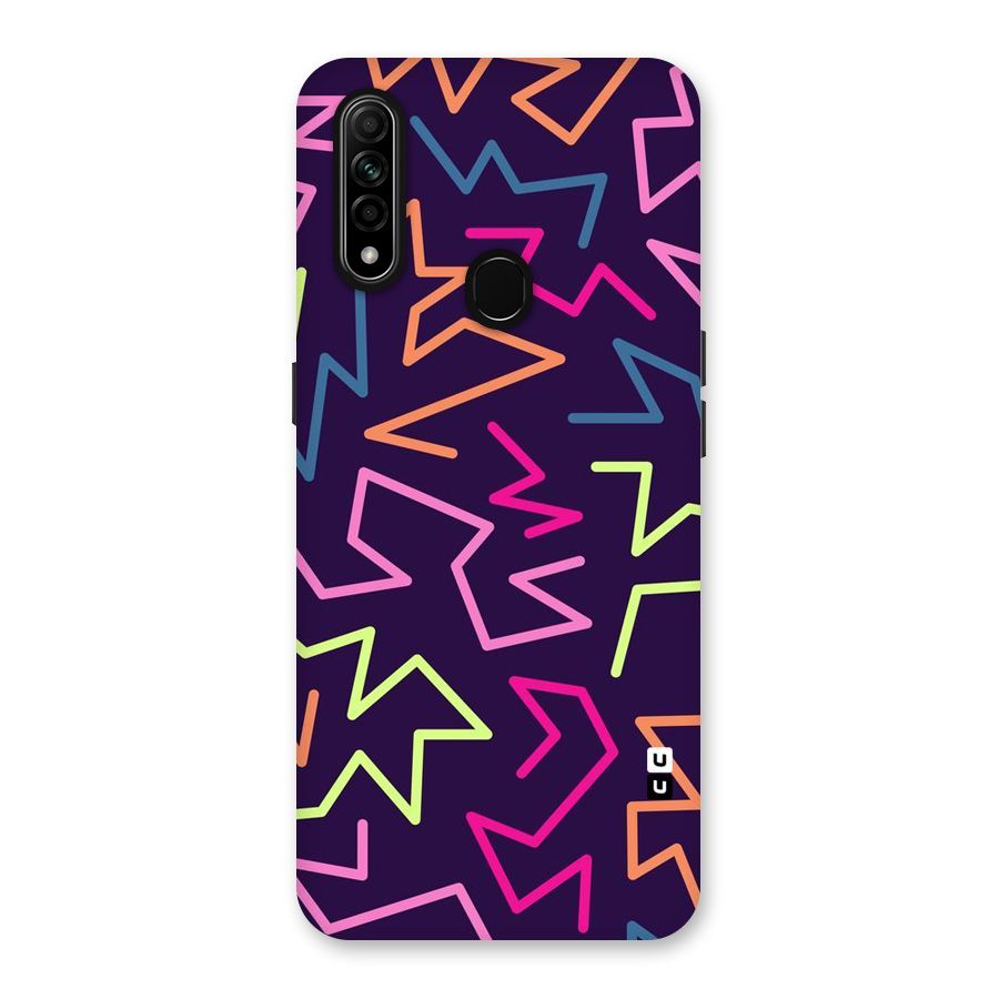 Colored Lines Back Case for Oppo A31