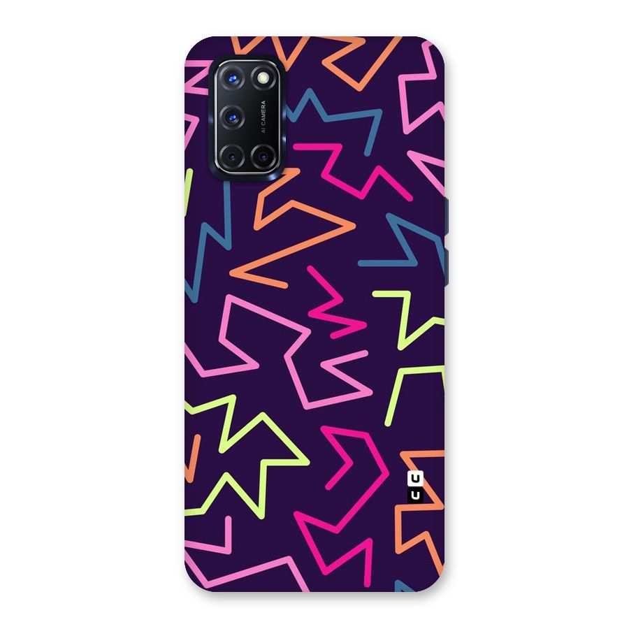 Colored Lines Back Case for Oppo A52