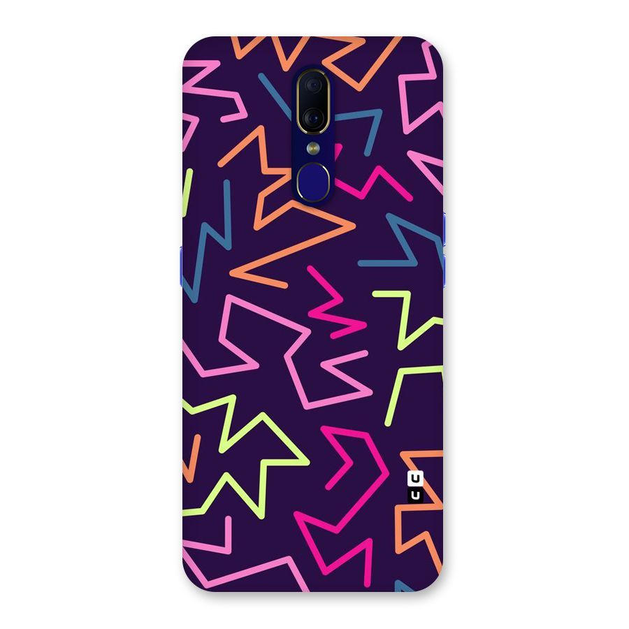 Colored Lines Back Case for Oppo A9