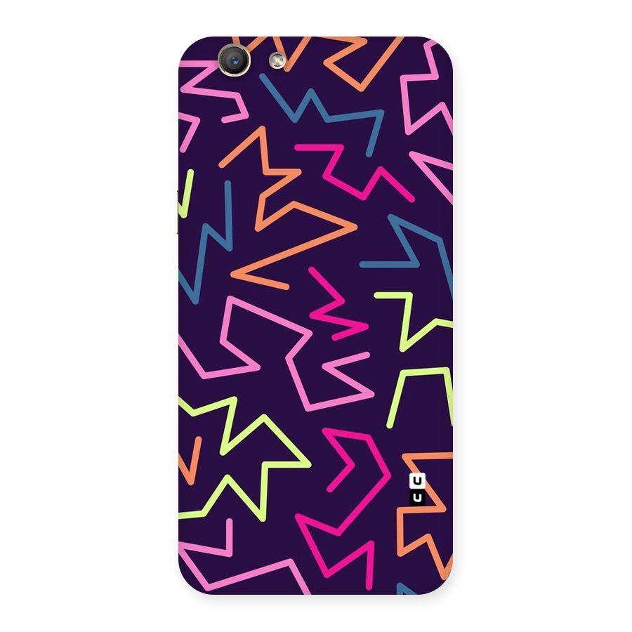 Colored Lines Back Case for Oppo F1s
