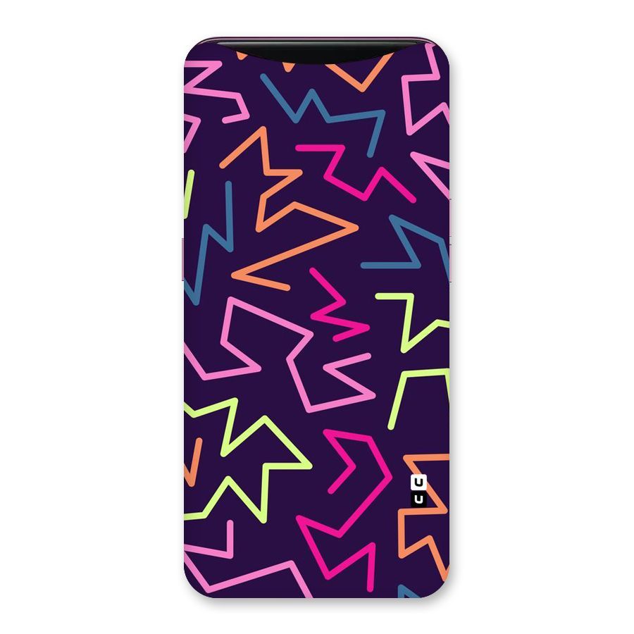 Colored Lines Back Case for Oppo Find X