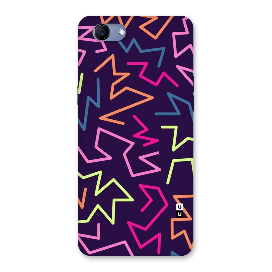 Colored Lines Back Case for Oppo Realme 1