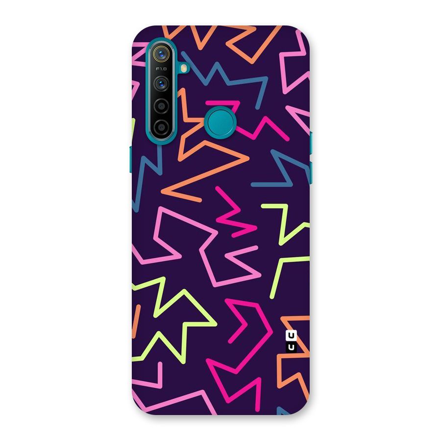 Colored Lines Back Case for Realme 5i