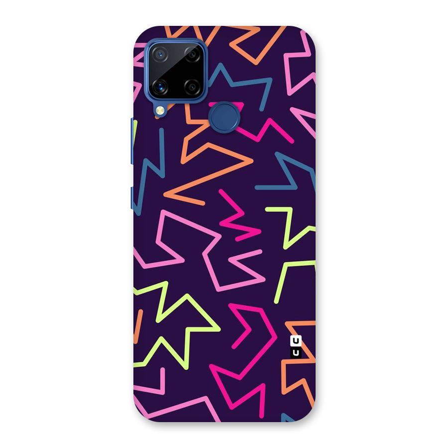 Colored Lines Back Case for Realme C15