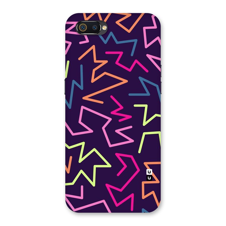Colored Lines Back Case for Realme C2