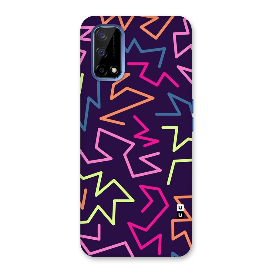Colored Lines Back Case for Realme Narzo 30 Pro
