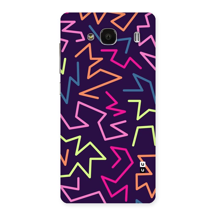 Colored Lines Back Case for Redmi 2s